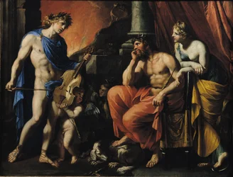 Orpheus vor Pluto und Persephone